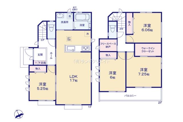 松戸市栄町５丁目 新築1号棟_間取り図