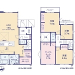 我孫子市青山台１丁目 新築1号棟_外観図