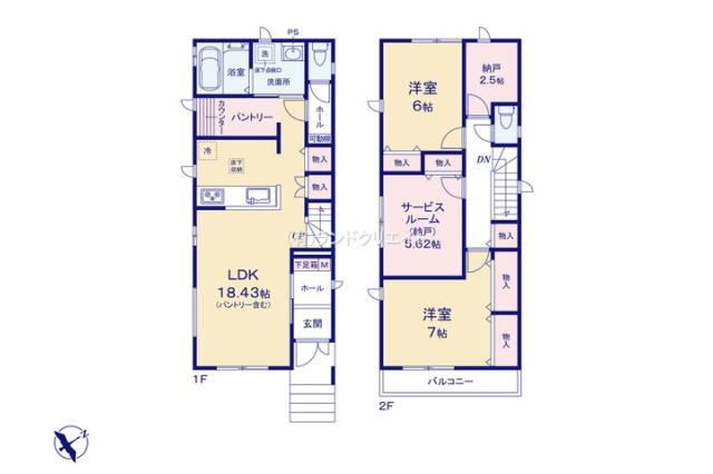 松戸市常盤平西窪町 新築１号棟_間取り図