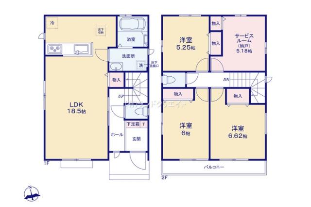 松戸市小金原４丁目 新築1号棟_間取り図