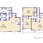 松戸市和名ケ谷 新築１号棟_外観図