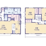 松戸市和名ケ谷 新築２号棟_外観図