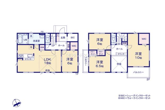 松戸市稔台 新築一戸建て_間取り図