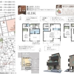 葛飾区新宿１丁目 新築2期1号棟_外観図