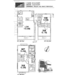 葛飾区東金町８丁目 新築全3区画２号棟_外観図