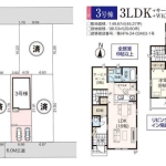 野田市岩名 新築３号棟_外観図