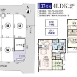 野田市岩名 新築３７号棟_外観図