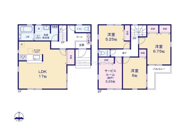 松戸市串崎新田 新築戸建_間取り図