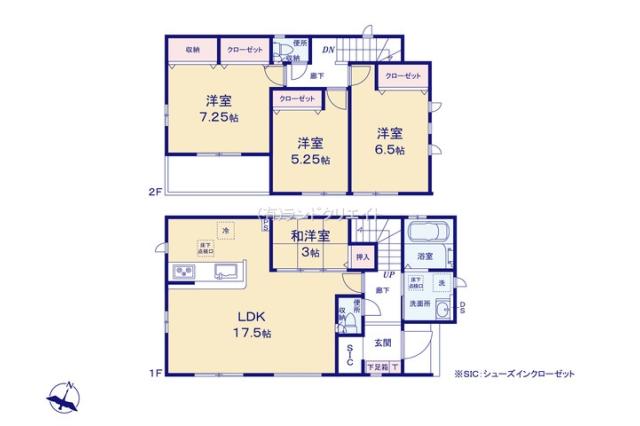 松戸市五香西２丁目 新築１５期３号棟_間取り図