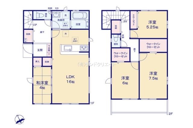 松戸市五香西２丁目 新築１５期７号棟_間取り図