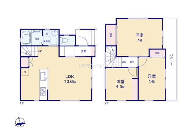 松戸市西馬橋３丁目 新築一戸建て_間取り図