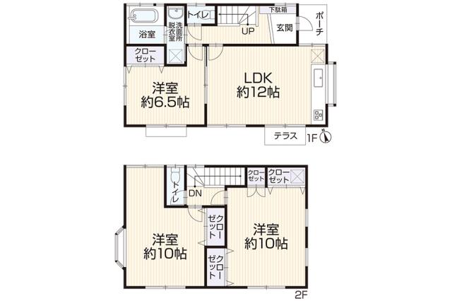 松戸市三矢小台１丁目 中古一戸建て_間取り図