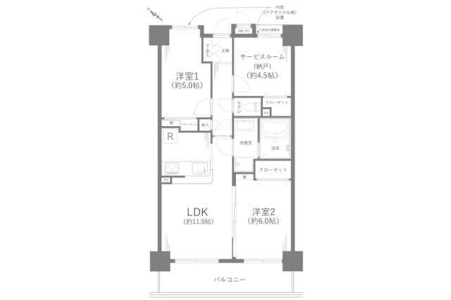 ライオンズガーデン柏_間取り図