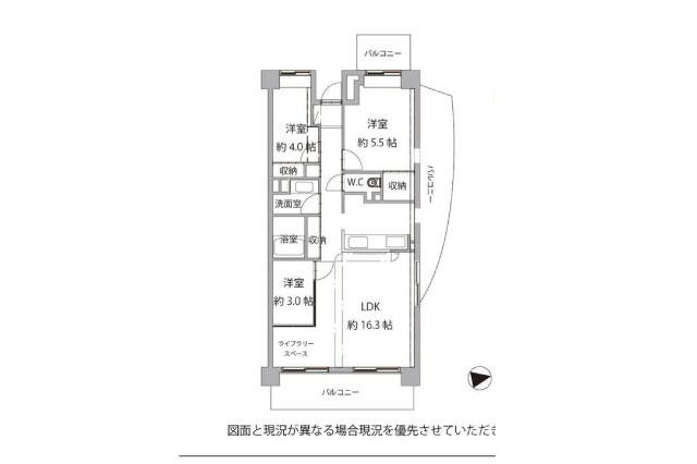 市川大野パークハウス_間取り図