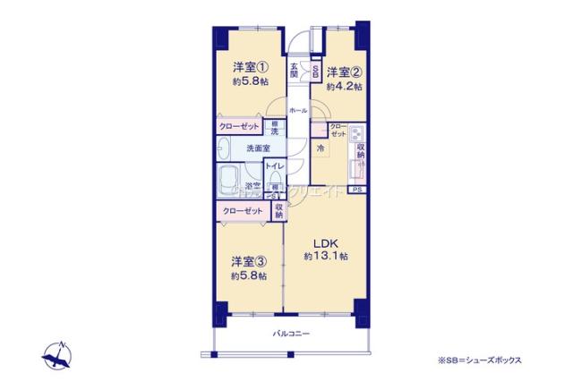 リリー松戸_間取り図