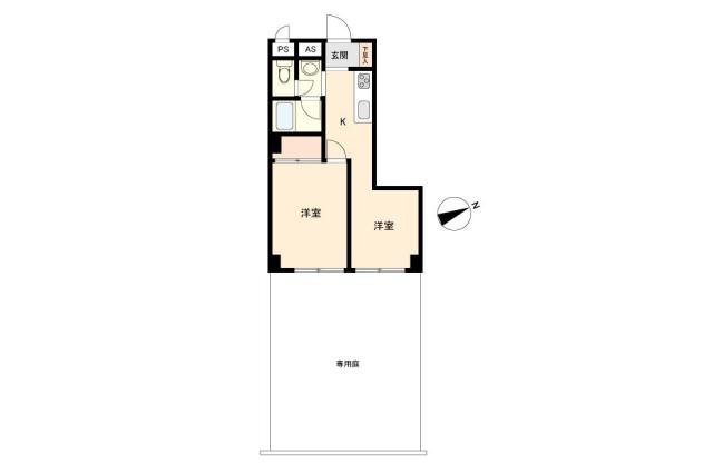 マンション第１馬橋【オーナーチェンジ】_間取り図