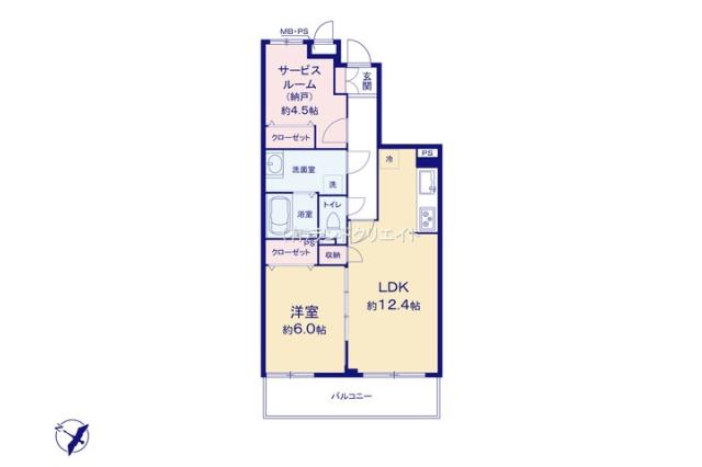 ライオンズマンション松戸牧の原_間取り図