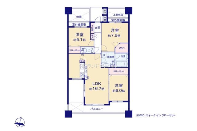 ヴェルデゾーナ新八柱_間取り図