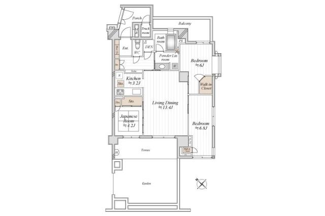 エクセレントスクエア瑞江_間取り図