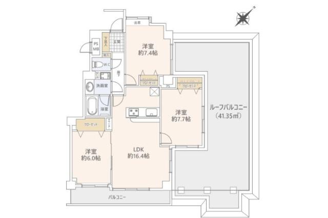 グリーンキャピタル新小岩_間取り図