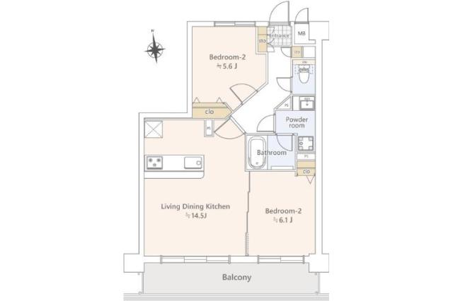 クレアトール船堀_間取り図