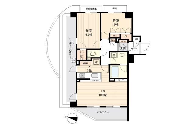 ファーストシーン瑞江_間取り図