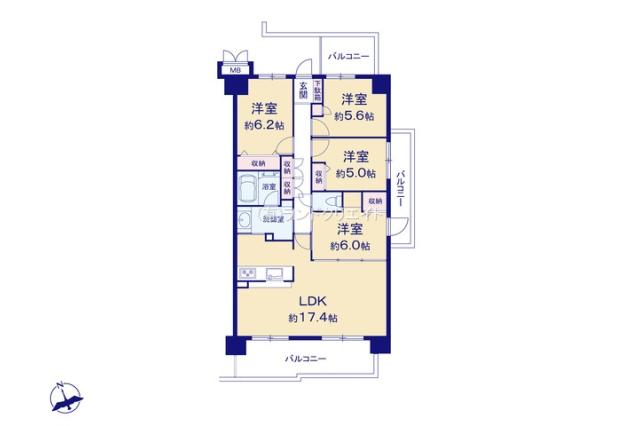 エステスクエア松戸_間取り図