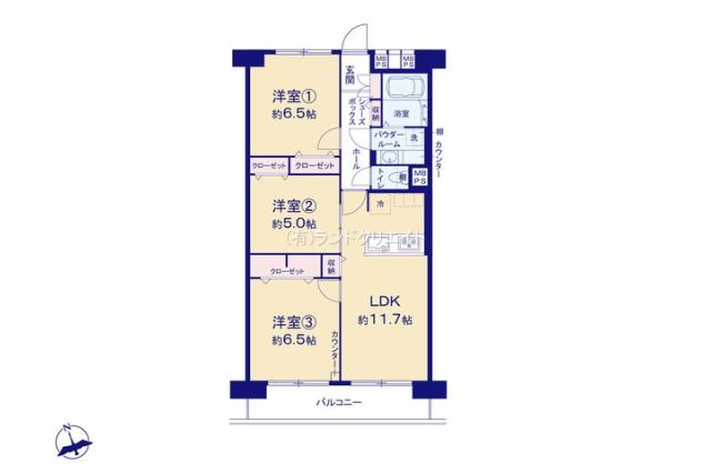 新松戸西パークハウスＥ棟_間取り図