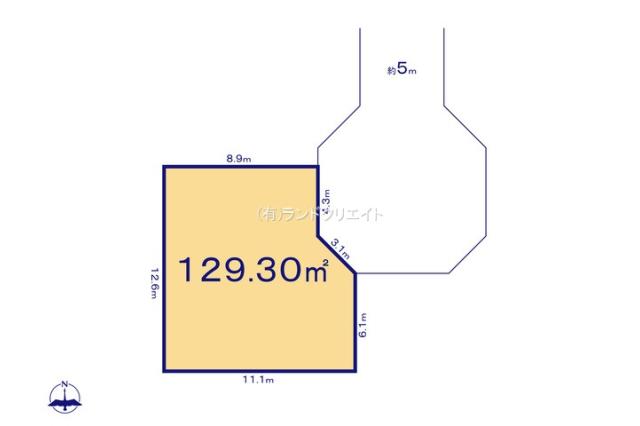 松戸市松飛台 売地 4号地_間取り図