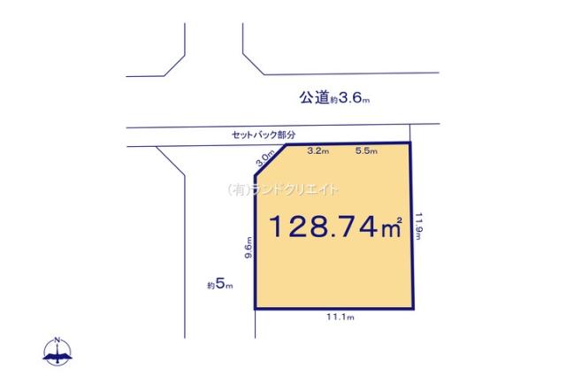 松戸市松飛台 売地 10号地_間取り図